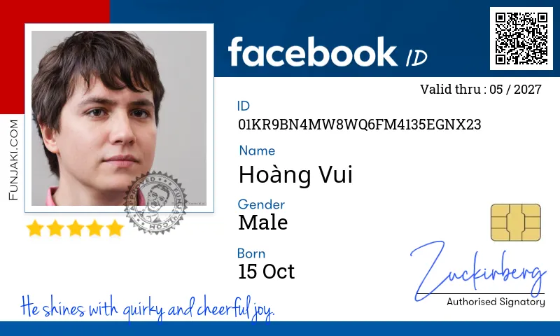 Facebook ID Card