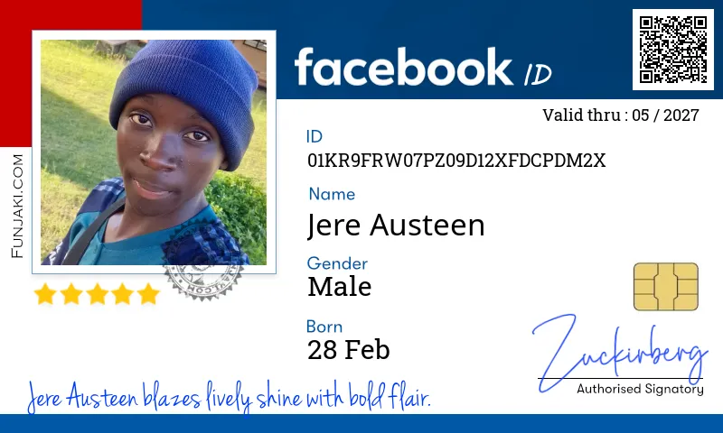 Facebook ID Card