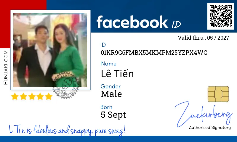 Facebook ID Card