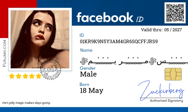 Facebook ID Card