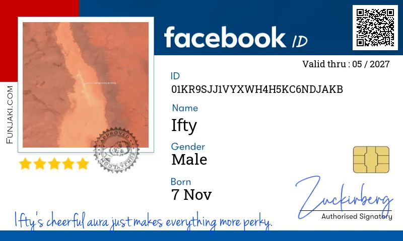 Facebook ID Card