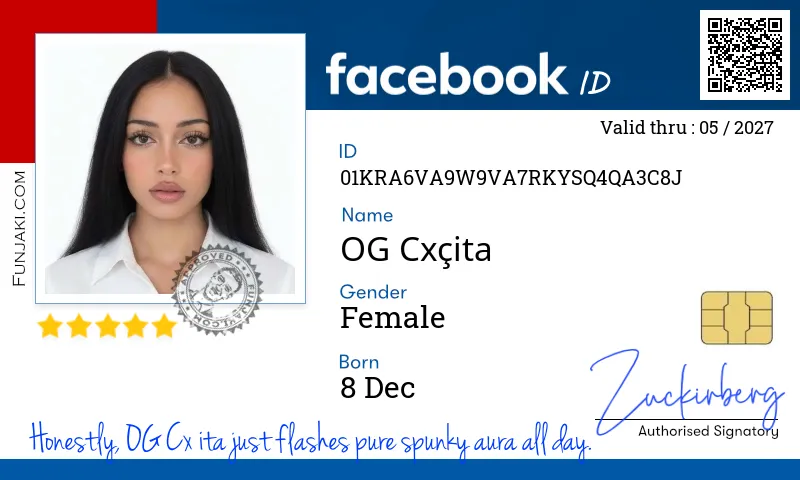 Facebook ID Card