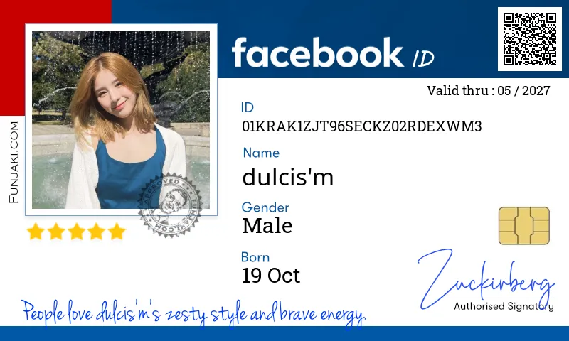 Facebook ID Card