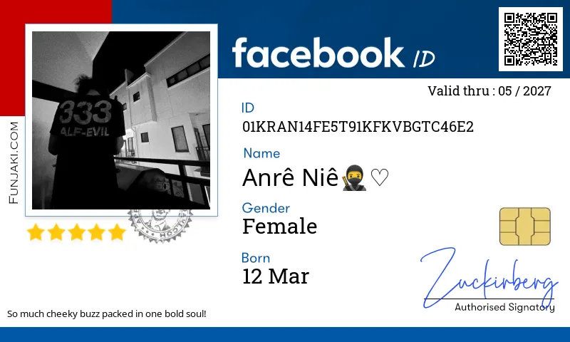 Facebook ID Card