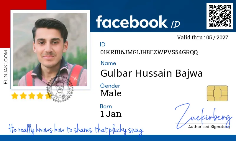 Facebook ID Card