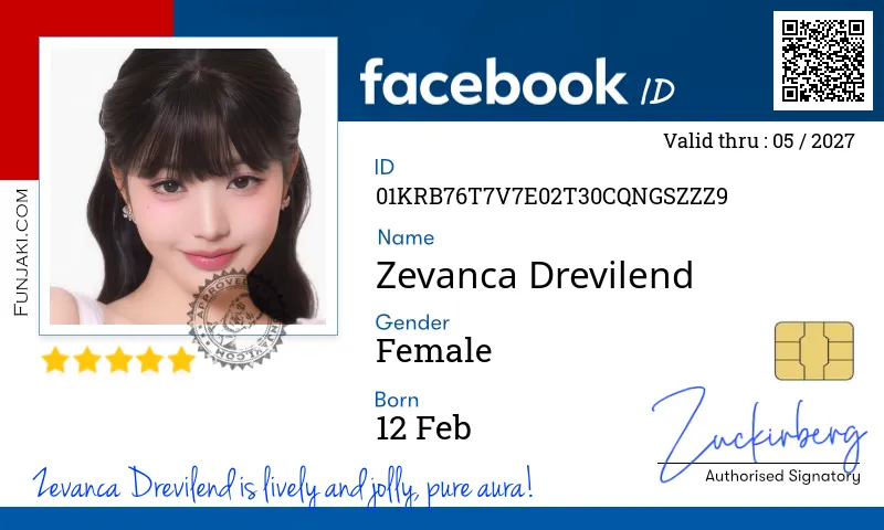 Facebook ID Card