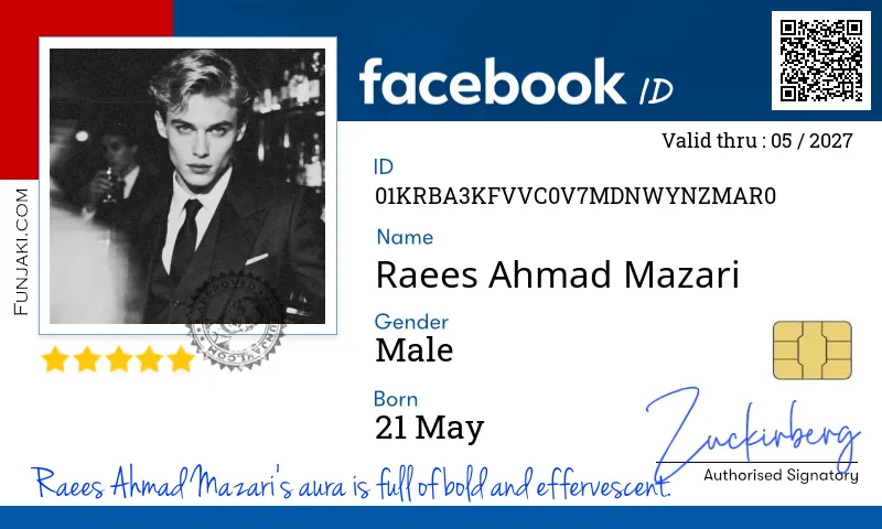 Facebook ID Card