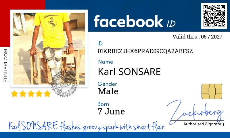 Facebook ID Card