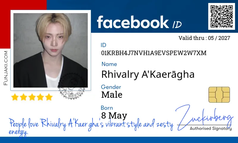 Facebook ID Card