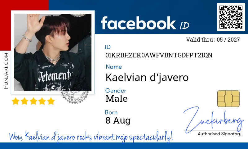 Facebook ID Card