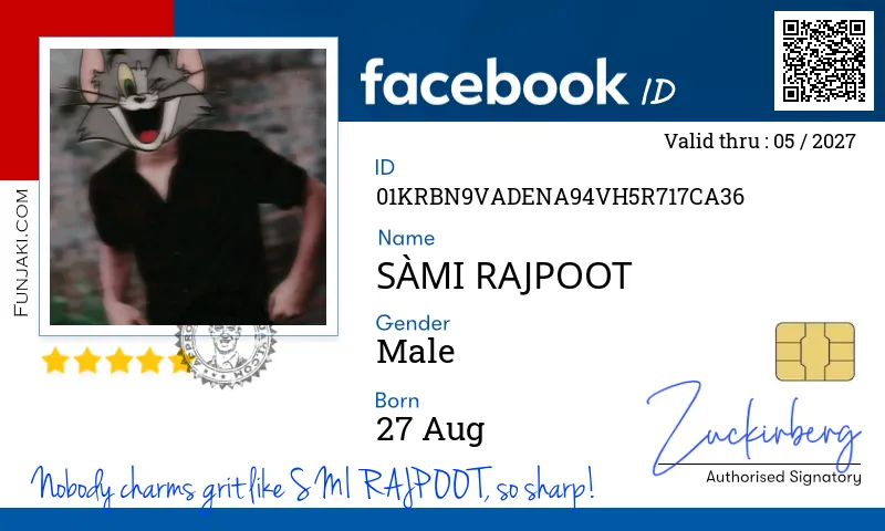 Facebook ID Card