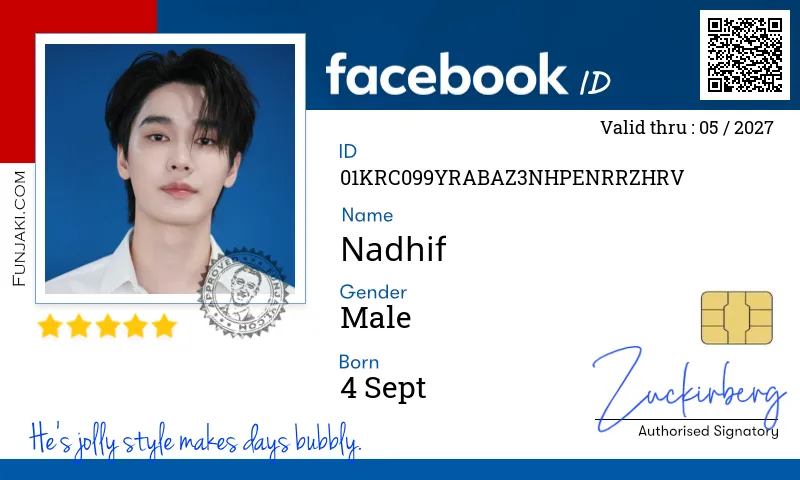 Facebook ID Card