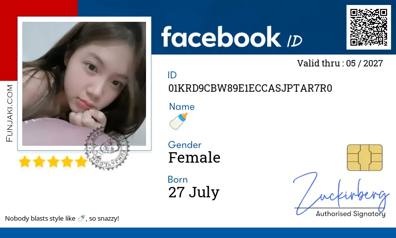 Facebook ID Card