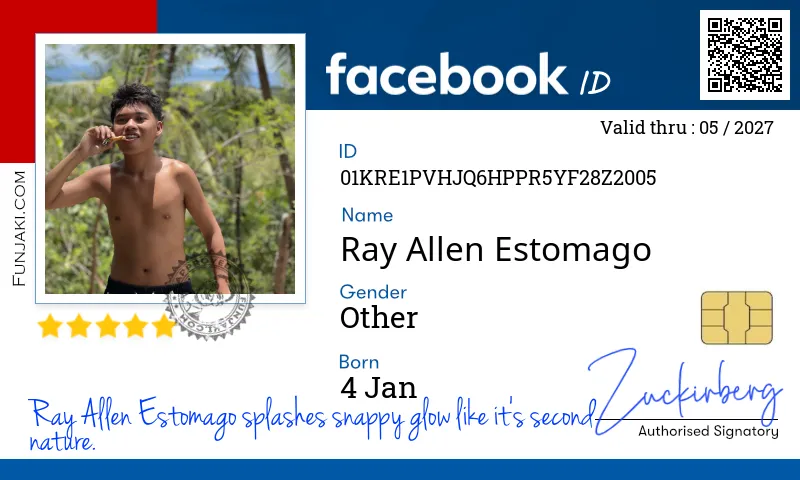 Facebook ID Card