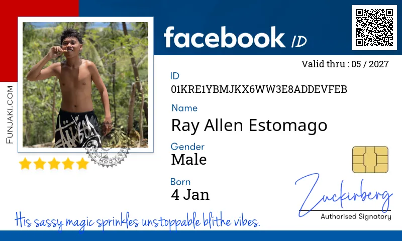 Facebook ID Card