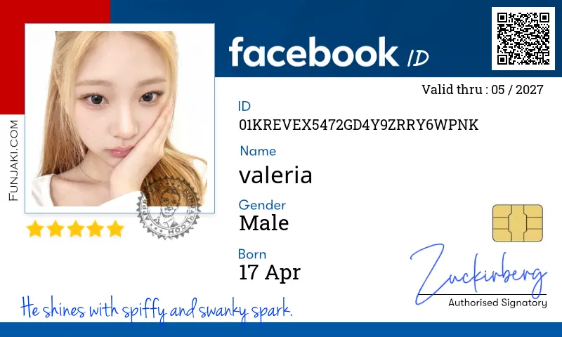 Facebook ID Card