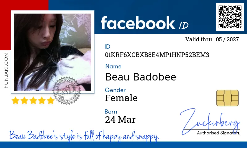 Facebook ID Card