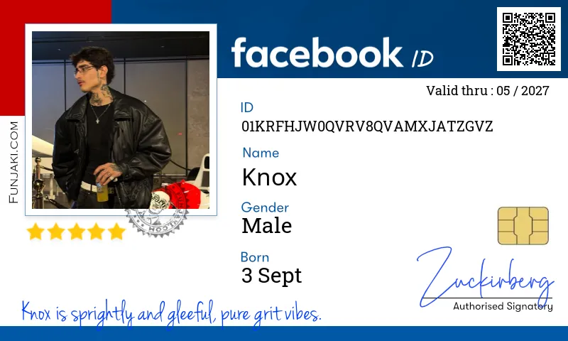 Facebook ID Card