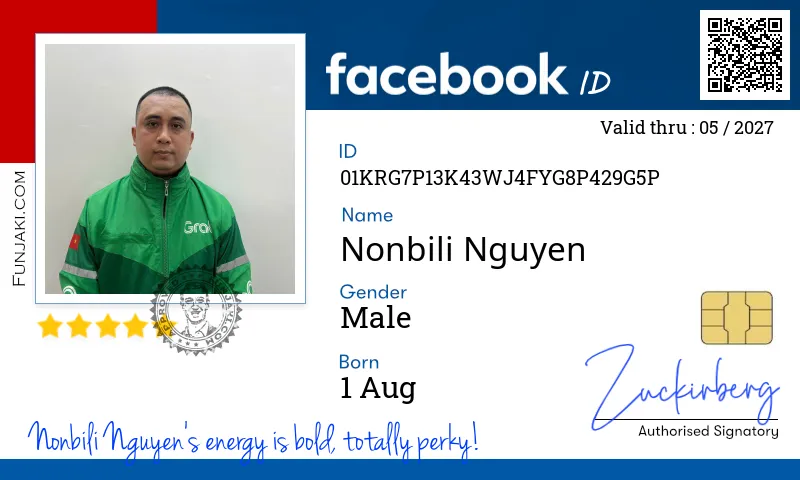 Facebook ID Card