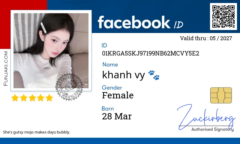 Facebook ID Card