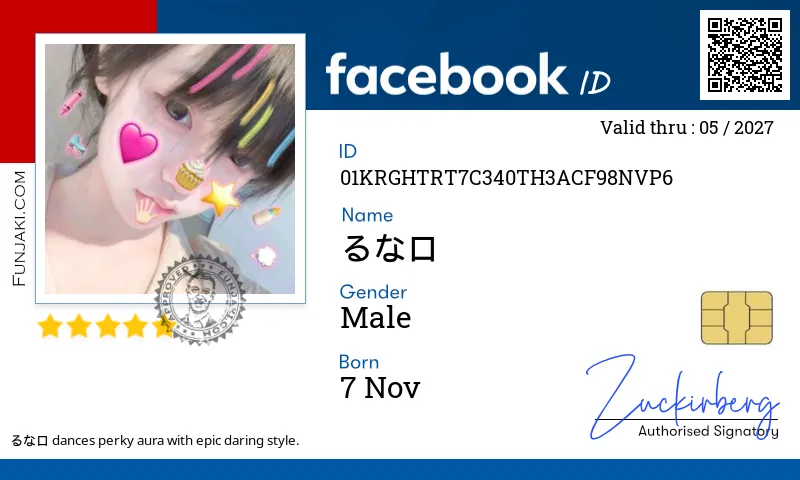 Facebook ID Card