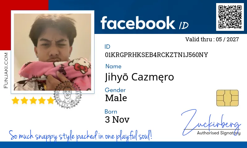 Facebook ID Card