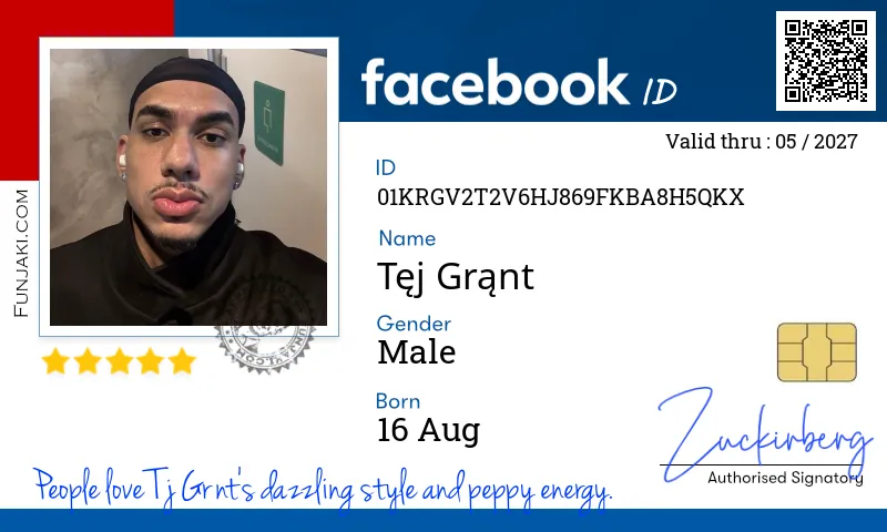 Facebook ID Card