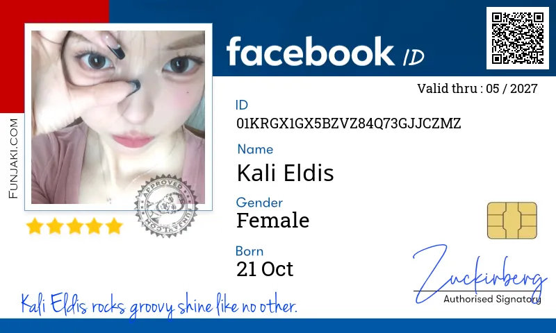 Facebook ID Card