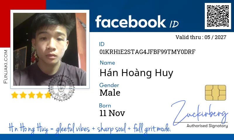 Facebook ID Card