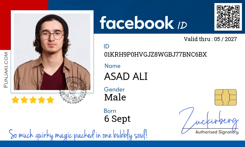 Facebook ID Card