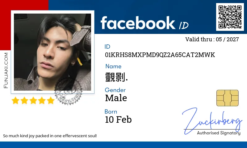 Facebook ID Card