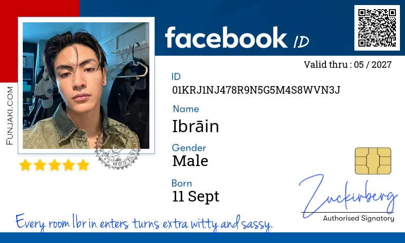 Facebook ID Card