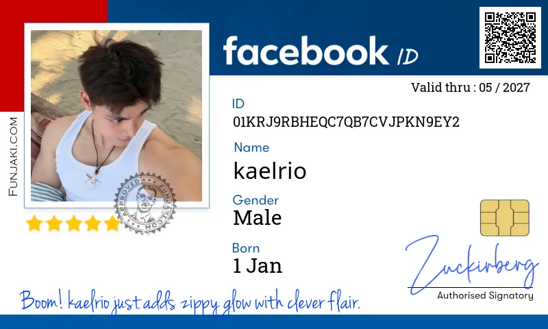 Facebook ID Card