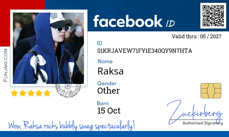 Facebook ID Card