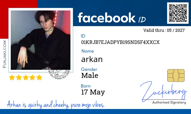 Facebook ID Card