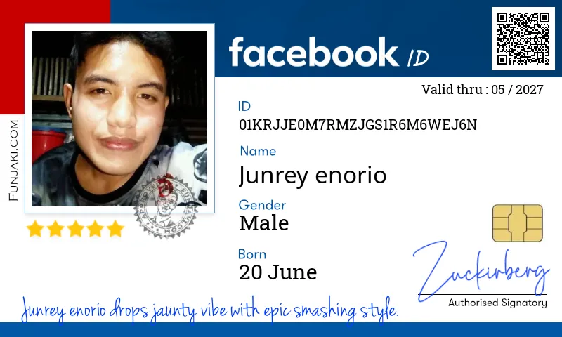 Facebook ID Card