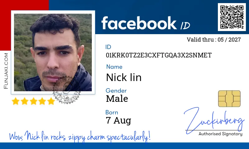 Facebook ID Card