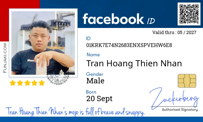 Facebook ID Card
