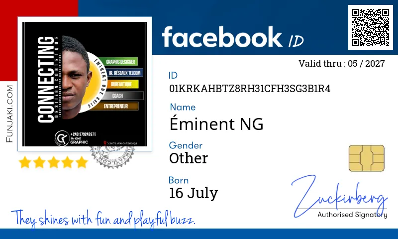 Facebook ID Card