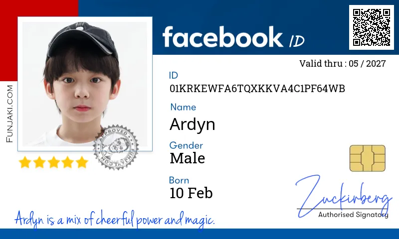 Facebook ID Card