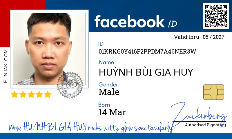 Facebook ID Card
