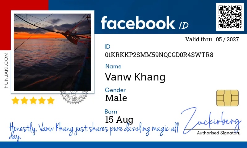 Facebook ID Card