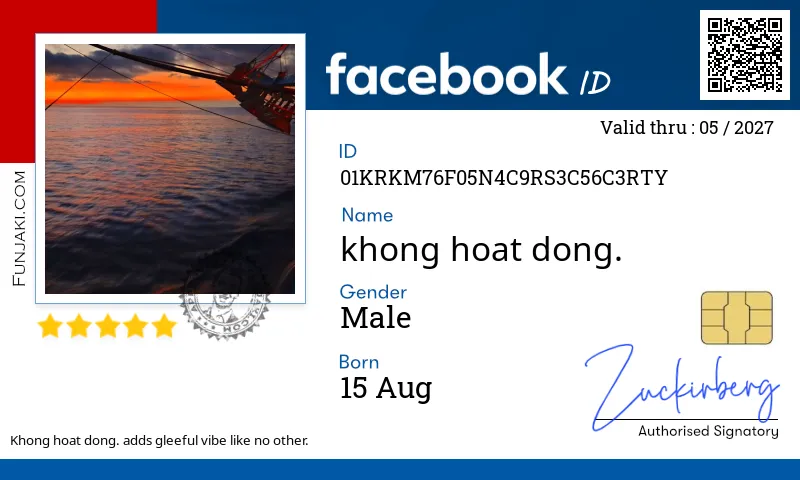 Facebook ID Card