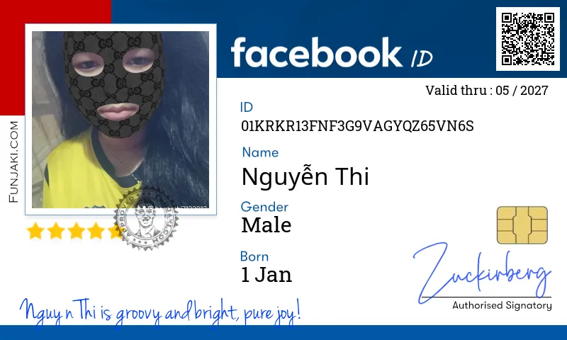 Facebook ID Card