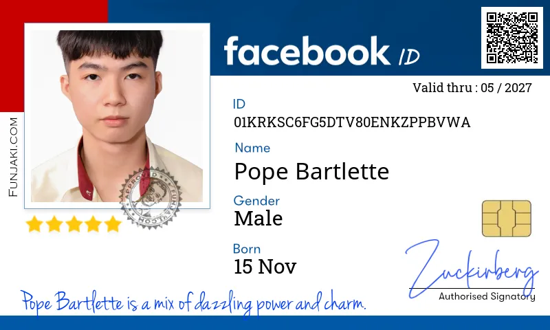 Facebook ID Card