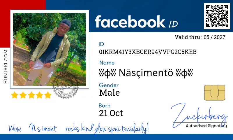 Facebook ID Card