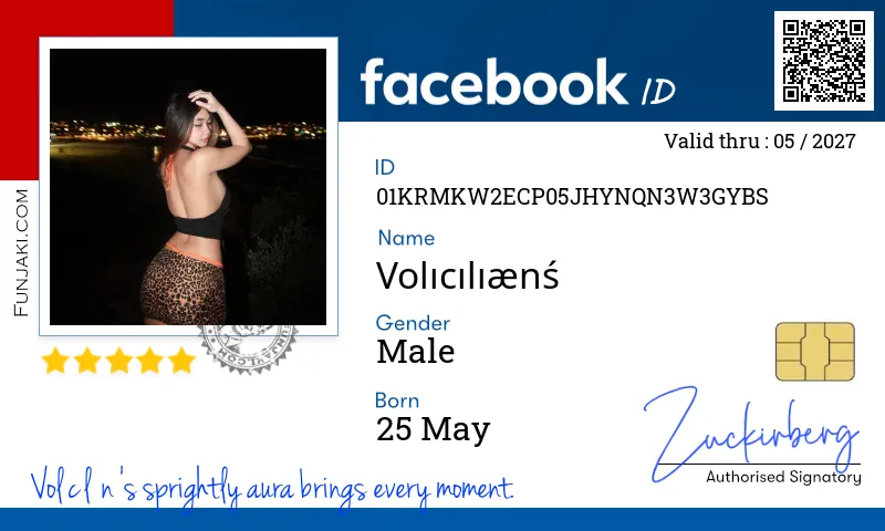 Facebook ID Card