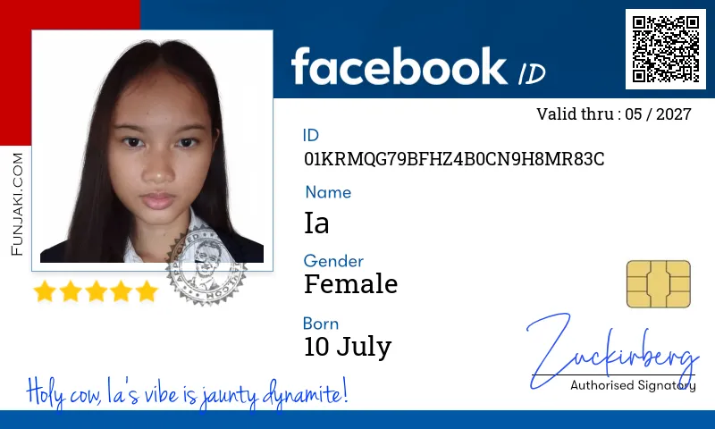Facebook ID Card