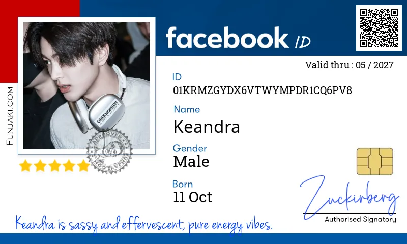 Facebook ID Card