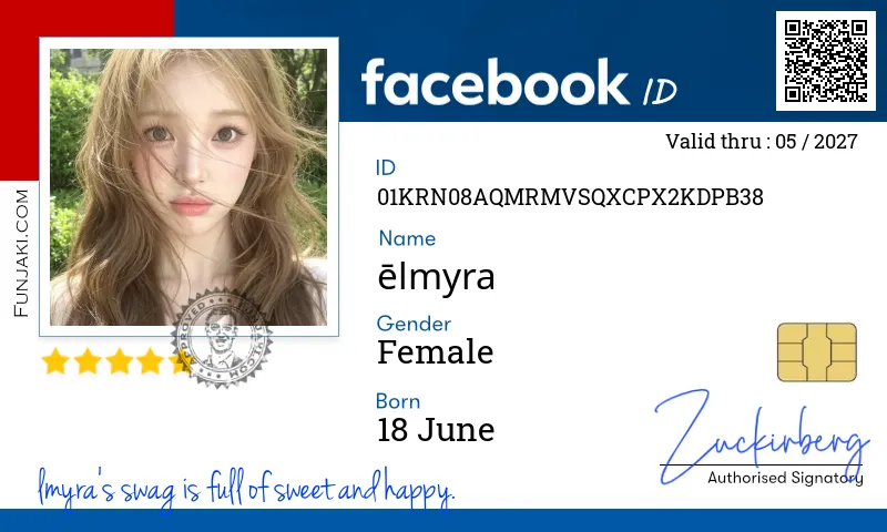 Facebook ID Card